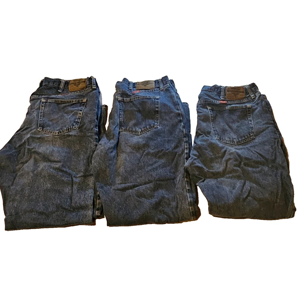 Wrangle Mens Jeans Lot Of 3 Regular Fit SZ 40/30 Casual Workwear